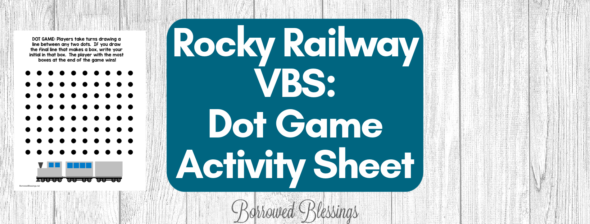 Rocky Railway VBS: Dot Game Activity Sheet